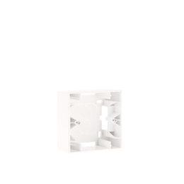 SQUARE cadre saillie 1 poste blanc