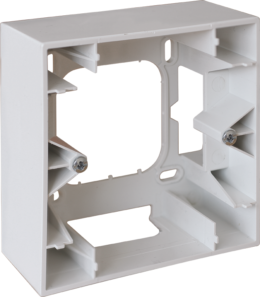 SQUARE cadre saillie 1 poste blanc