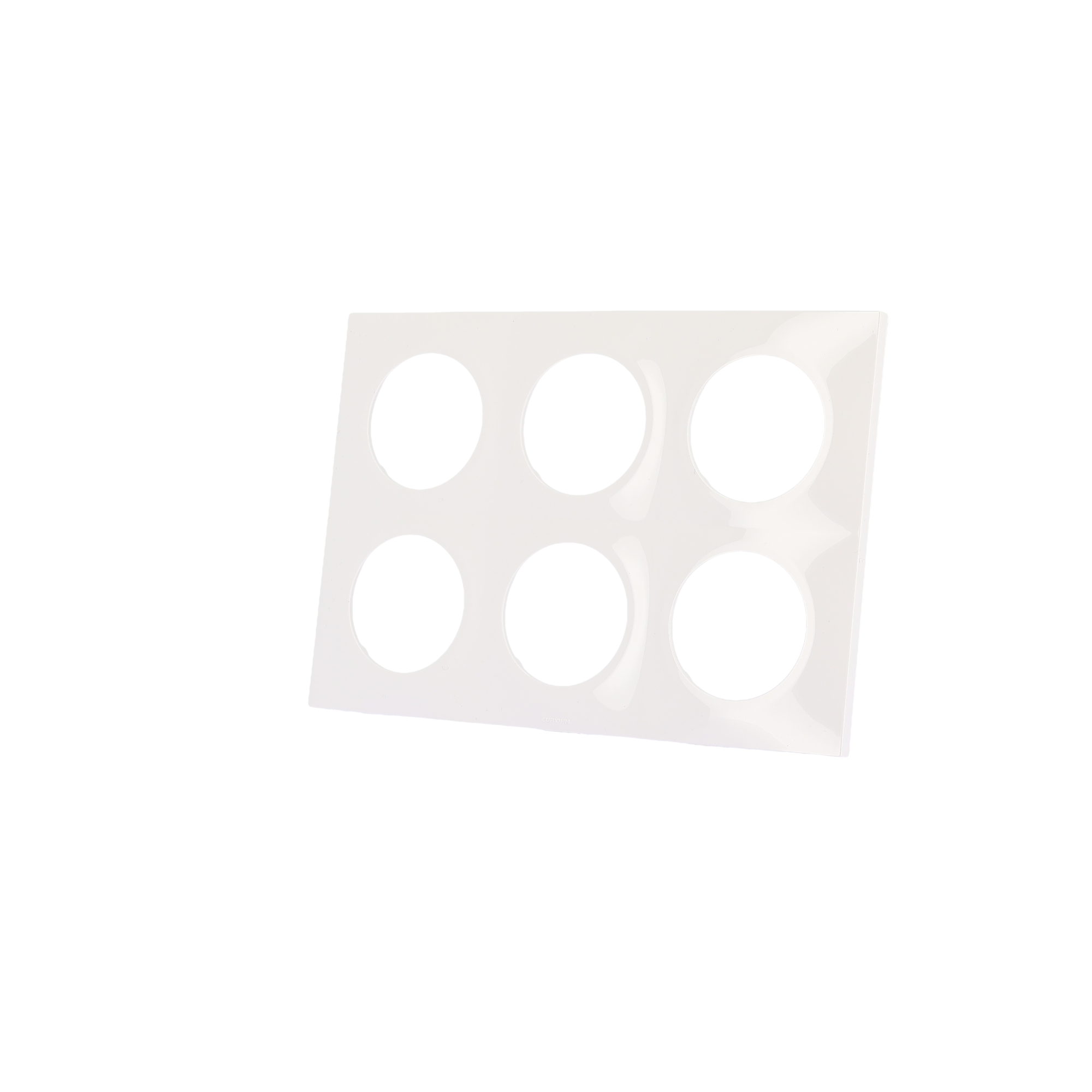 SQUARE Plaque d'habillage 2x3 postes blanc - Image 168