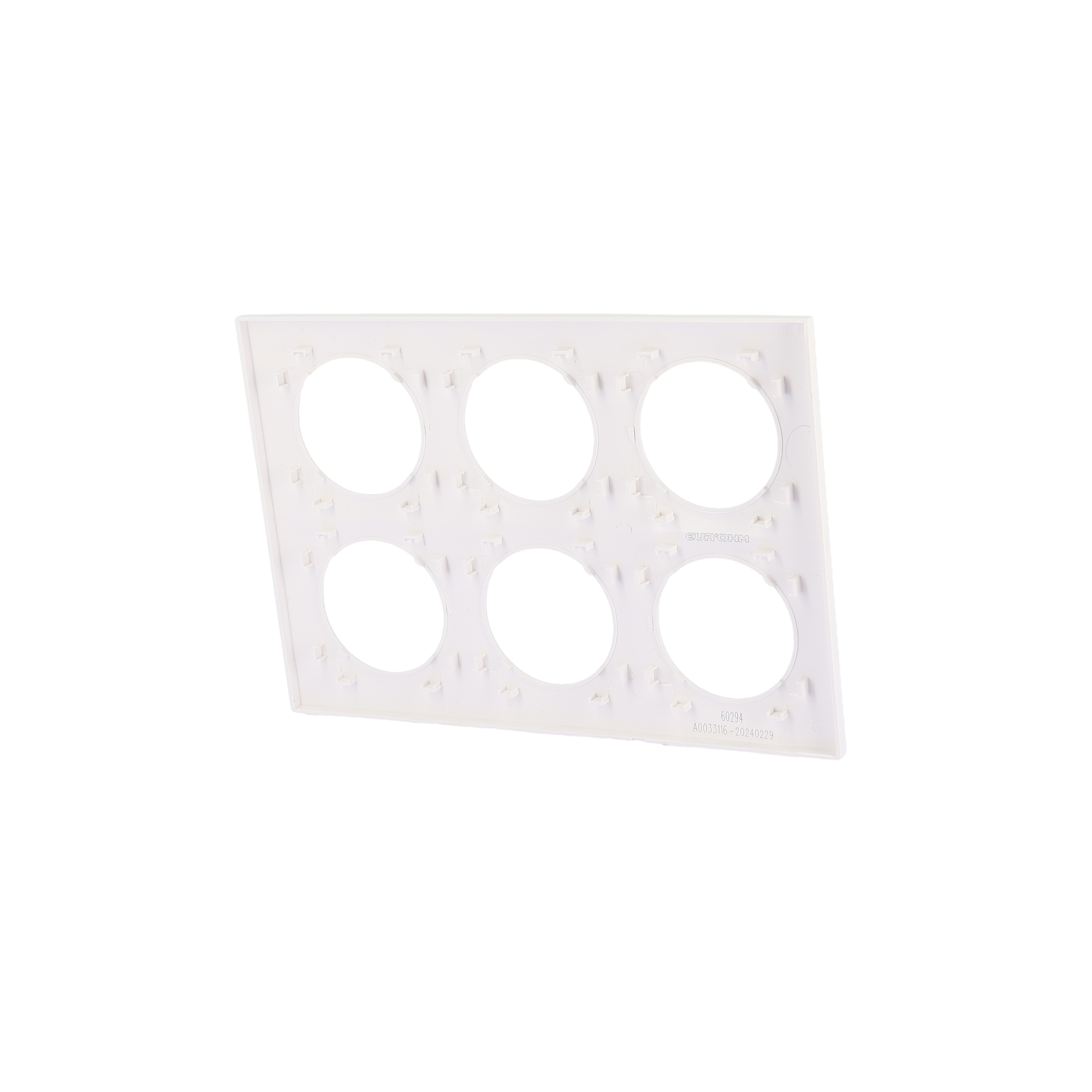 SQUARE Plaque d'habillage 2x3 postes blanc - Image 170
