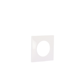 SQUARE Plaque d'habillage 1 poste blanc