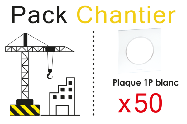 SQUARE LOT 50 PLAQ BLC  CHANT.