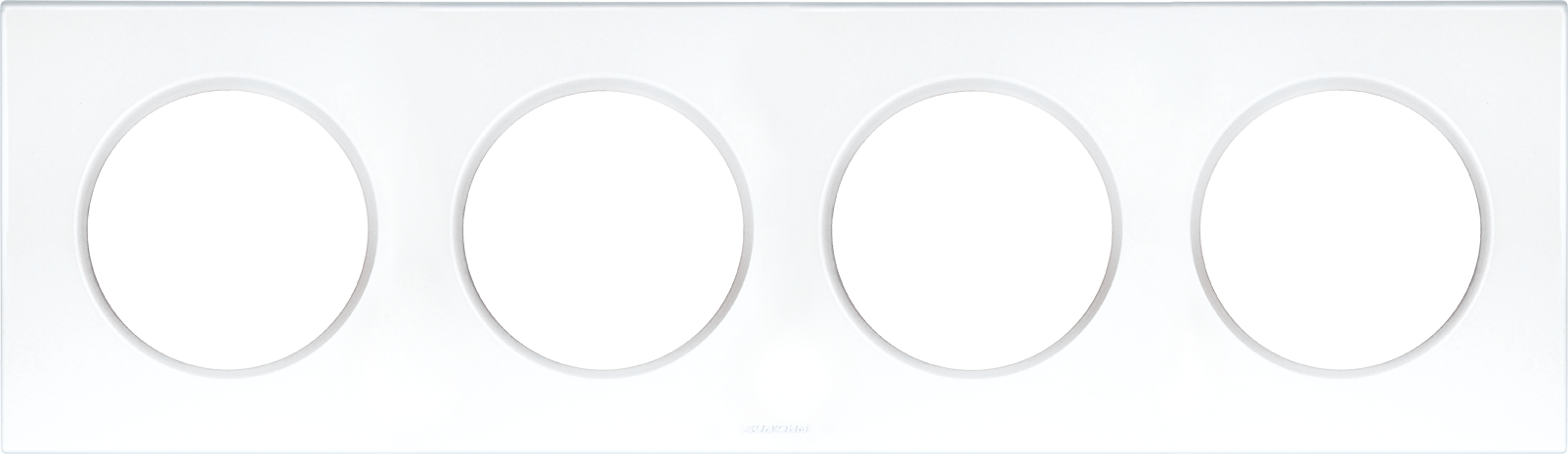 SQUARE PLAQ BLC 4P entr.71mm