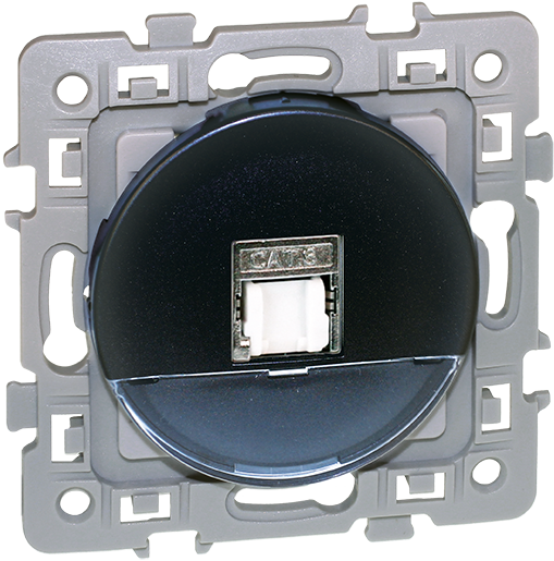 SQUARE Prise RJ45 blindée CAT6A STP (Grade3 TV) Vulcain