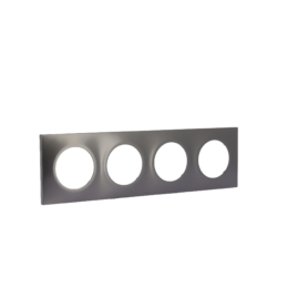 SQUARE Plaque d'habillage 4 postes entraxe 71mm Vulcain