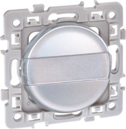 SQUARE Poussoir porte-etiquette Silver
