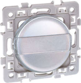 SQUARE Poussoir porte-etiquette Silver
