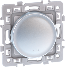 SQUARE Variateur2 fils (sans neutre) Silver