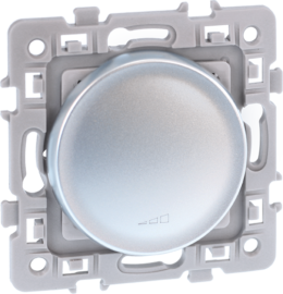 SQUARE Variateur2 fils (sans neutre) Silver