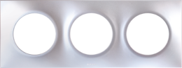 SQUARE PLAQ SILVER 3P ent71mm