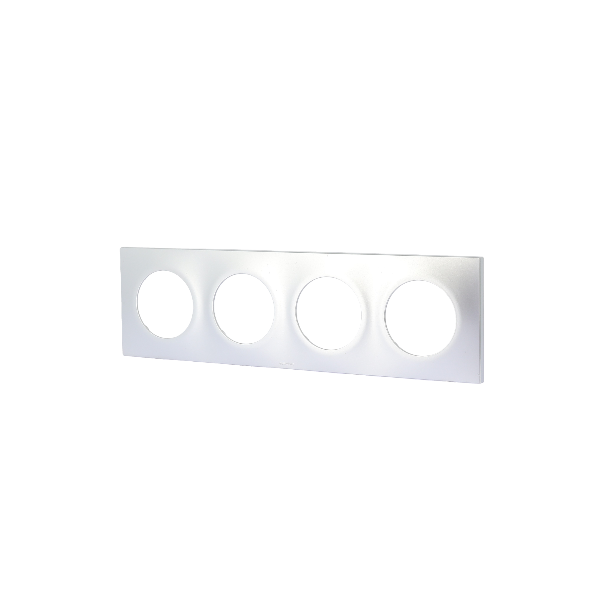 SQUARE Plaque d'habillage 4 postes entraxe 71mm Silver - Image 92