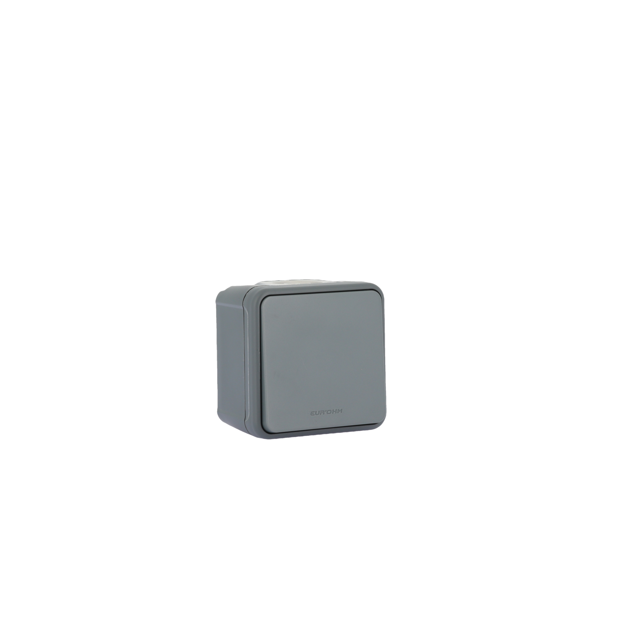 OXXO Poussoir gris saillie étanche IP55