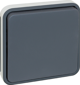 OXXO Mécanisme composable de va et vient gris étanche IP55