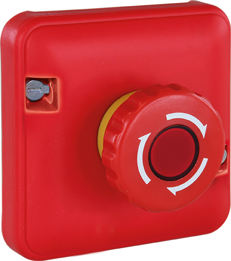 OXXO Mécanisme composable d'arret d'urgence 1/4 tour jaune/rouge étanche IP55