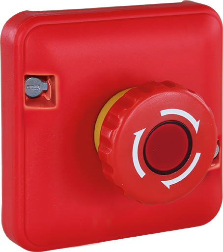 OXXO Mécanisme composable d'arret d'urgence 1/4 tour jaune/rouge étanche IP55