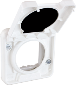 OXXO Adaptateur blanc pour installation en encastré étanche IP55 de mécanismes de la gamme  COMETE