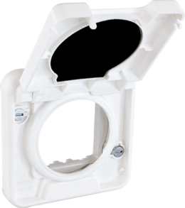 OXXO Adaptateur blanc pour installation en encastré étanche IP55 de mécanismes de la gamme  COMETE