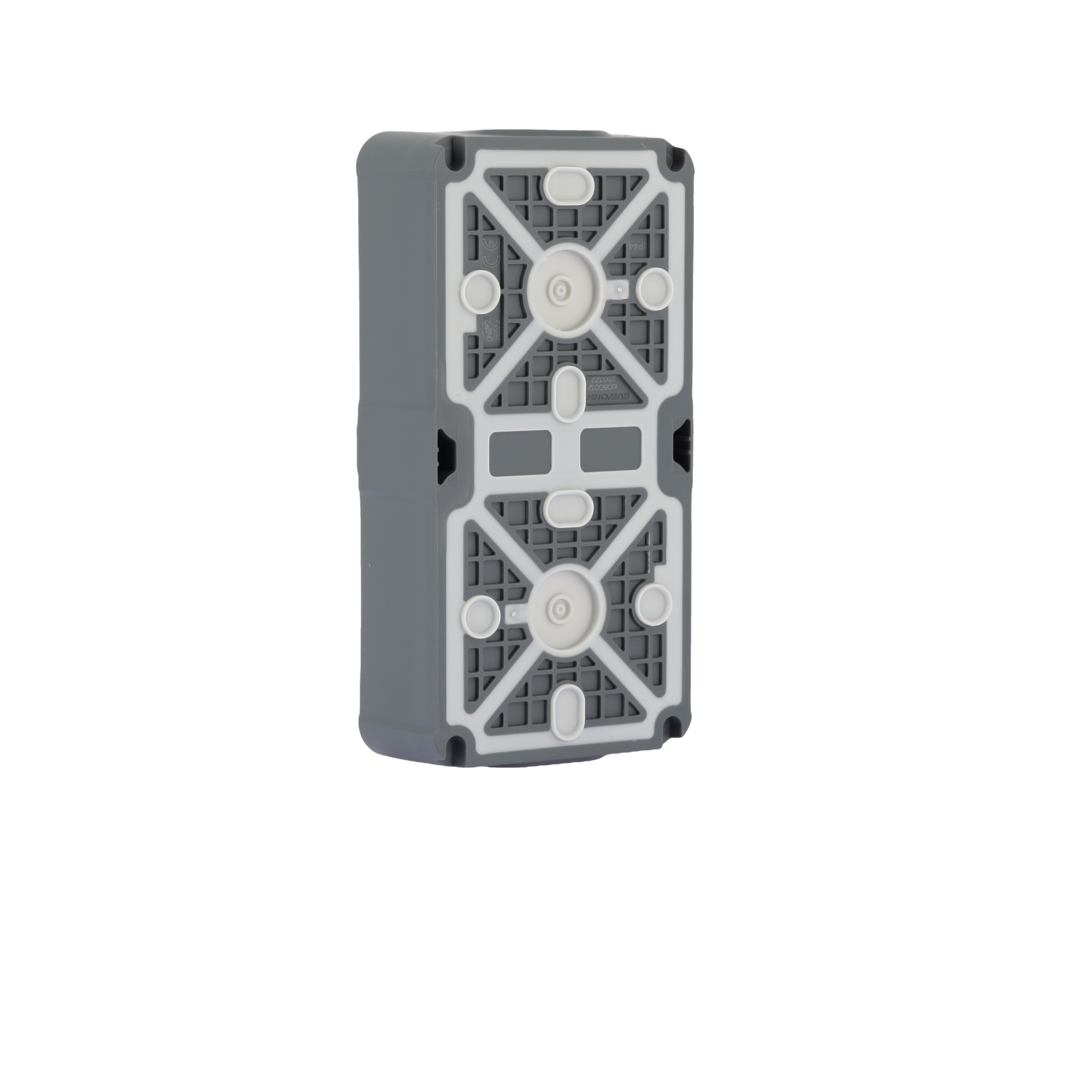 OXXO Boite 2P gris verticale saillie - Image 94