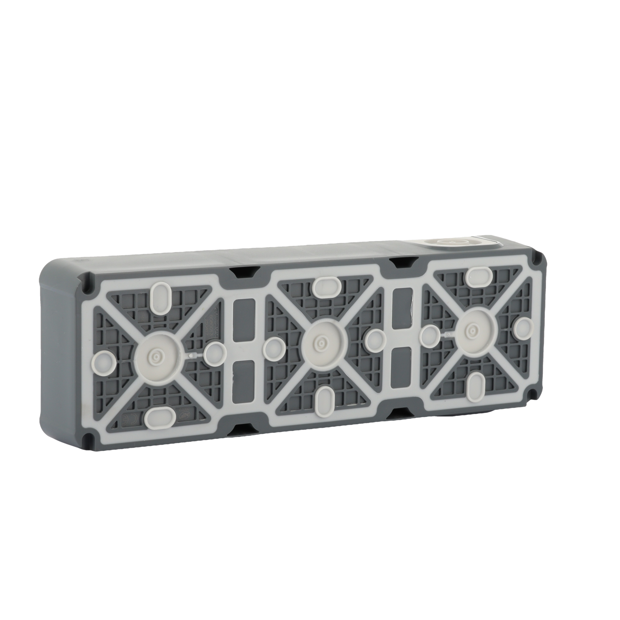 OXXO Boite 3P gris horizontale saillie - Image 30