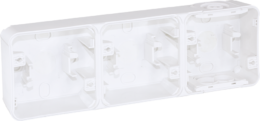 OXXO Boite 3 positionstes blanc horizontale saillie