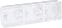OXXO Boite 3 positionstes blanc horizontale saillie