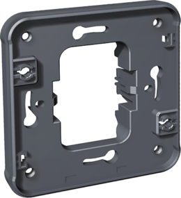 OXXO Cadre adaptateur gris pour installation en encastré étanche IP55 des mécanismes composables OXXO ( sauf voyant, arret d'urgence et interrupteur à clef)