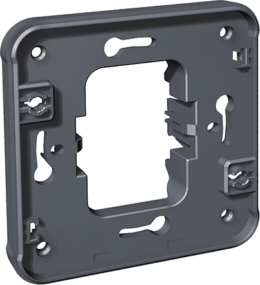 OXXO Cadre adaptateur gris pour installation en encastré étanche IP55 des mécanismes composables OXXO ( sauf voyant, arret d'urgence et interrupteur à clef)