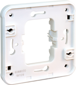 OXXO Cadre adaptateur blanc pour installation en encastré des mécanismes composables OXXO ( sauf voyant, arret d'urgence et interrupteur à clef)