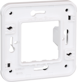 OXXO Cadre adaptateur blanc pour installation en encastré des mécanismes composables OXXO voyant, arret d'urgence et interrupteur à clef exclusivement