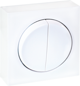 DUNE Double Poussoir blanc