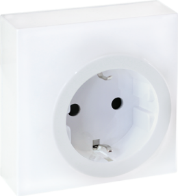 DUNE Prise 2P+T Schuko blanc