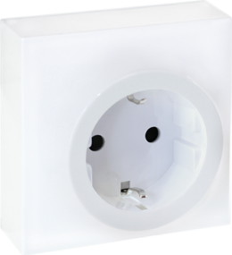 DUNE Prise 2P+T Schuko blanc