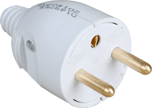 Fiche 16A porte-feuille droite grise