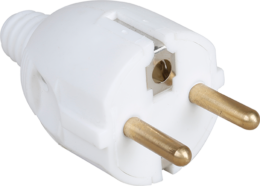 Fiche 16A Schuko 16A blanche