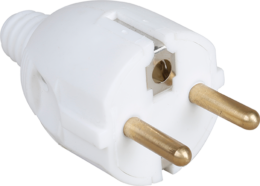 Fiche 16A Schuko 16A blanche