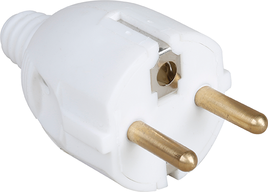 Fiche 16A Schuko 16A blanche