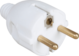 Fiche 16A Schuko 16A blanche