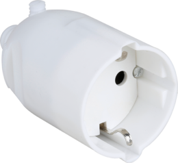 Prolongateur 16A Schuko blanc