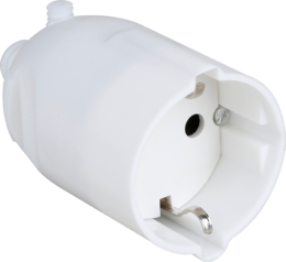 Prolongateur 16A Schuko blanc