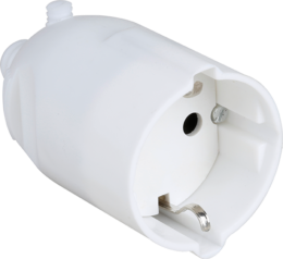 Prolongateur 16A Schuko blanc