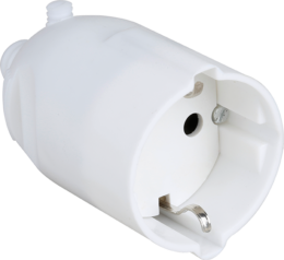 Prolongateur 16A Schuko blanc