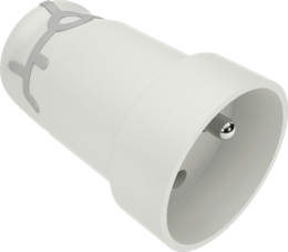 Prolongateur 16A à coiffe blanche