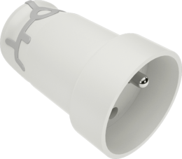 Prolongateur 16A à coiffe blanche