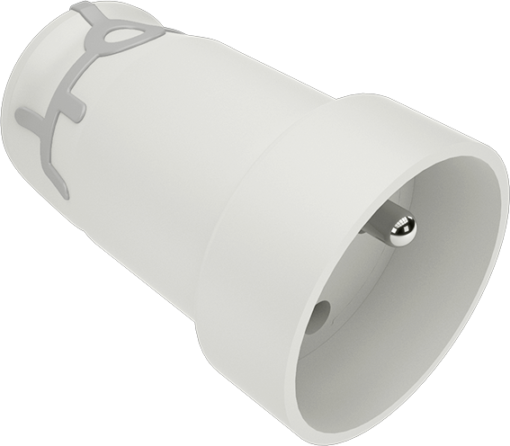 Prolongateur 16A à coiffe blanche