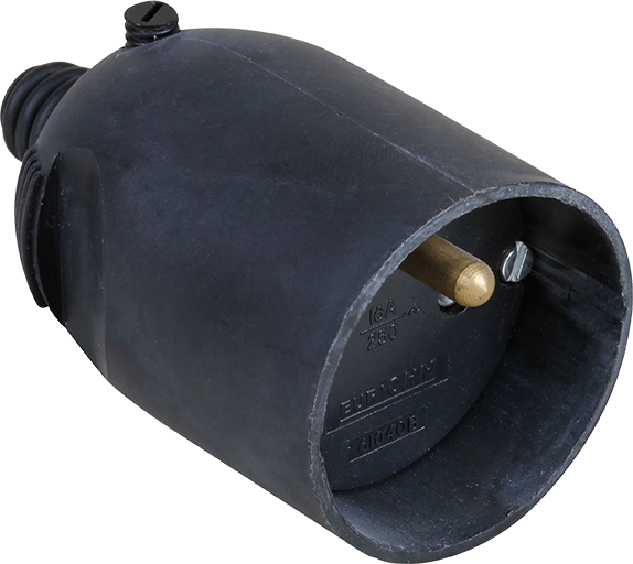 Prolongateur 16A à coiffe noire