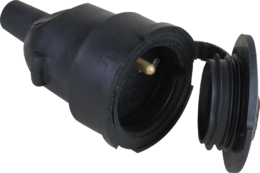 Prolongateur 16A caoutchouc étanche IP65 avec bague