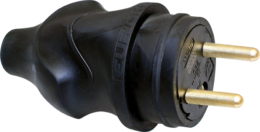 Fiche 16A caoutchouc étanche IP40