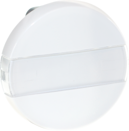 COMETE Poussoir porte-etiquette blanc