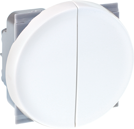 COMETE Double Poussoir blanc
