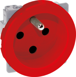 COMETE Prise 2P+T détrompée rouge